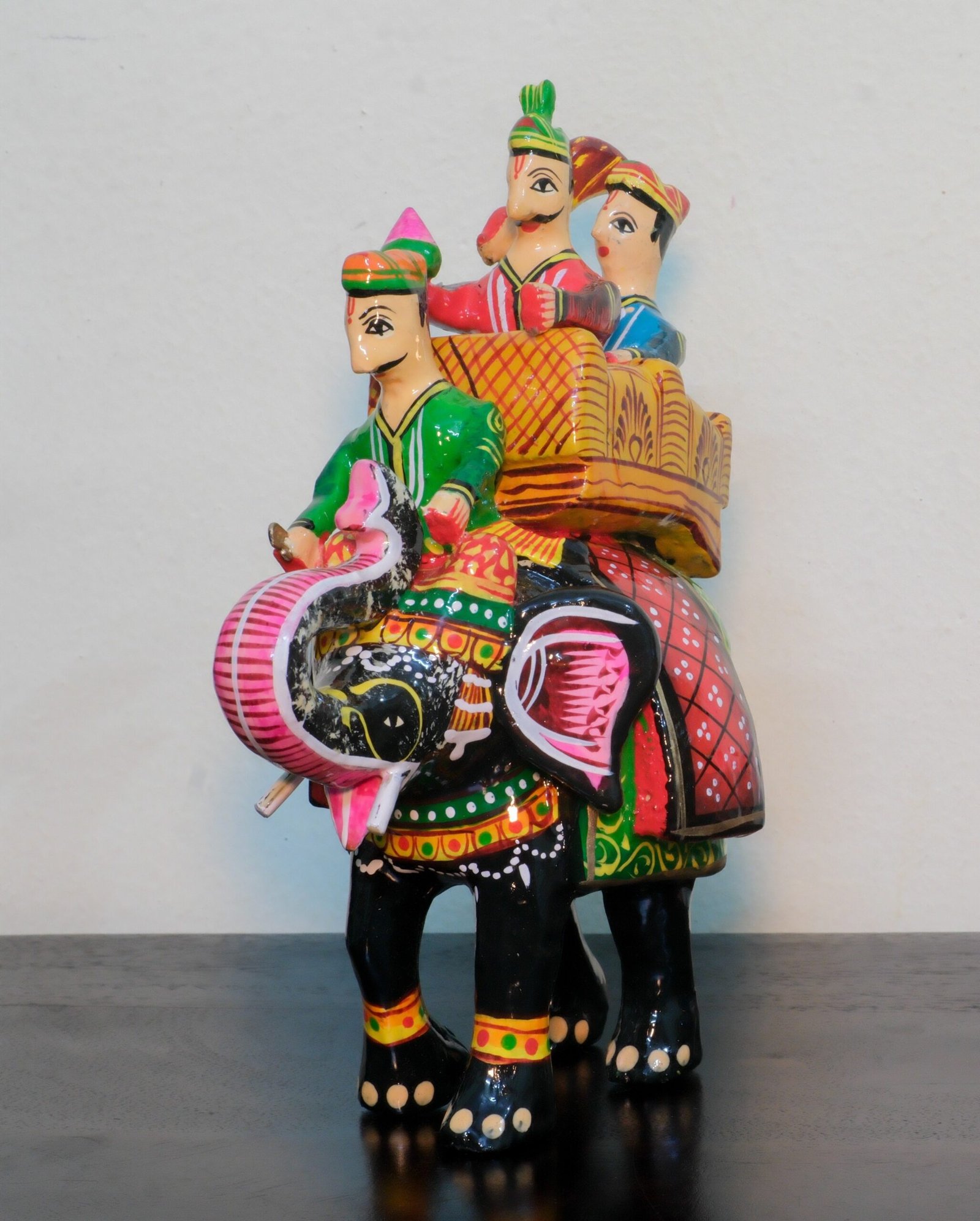 Handmade Banarasi Wooden Ambari 6.5inch