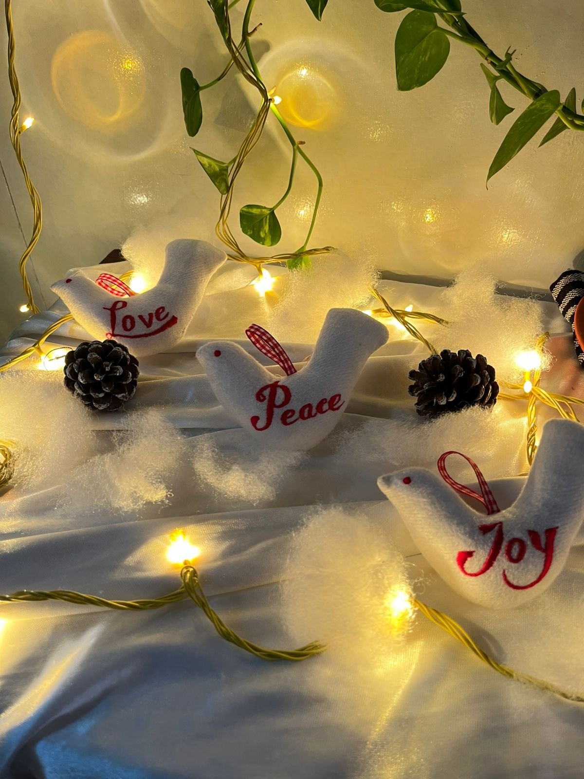 Christmas Tree Decor Dove | Set Of 3