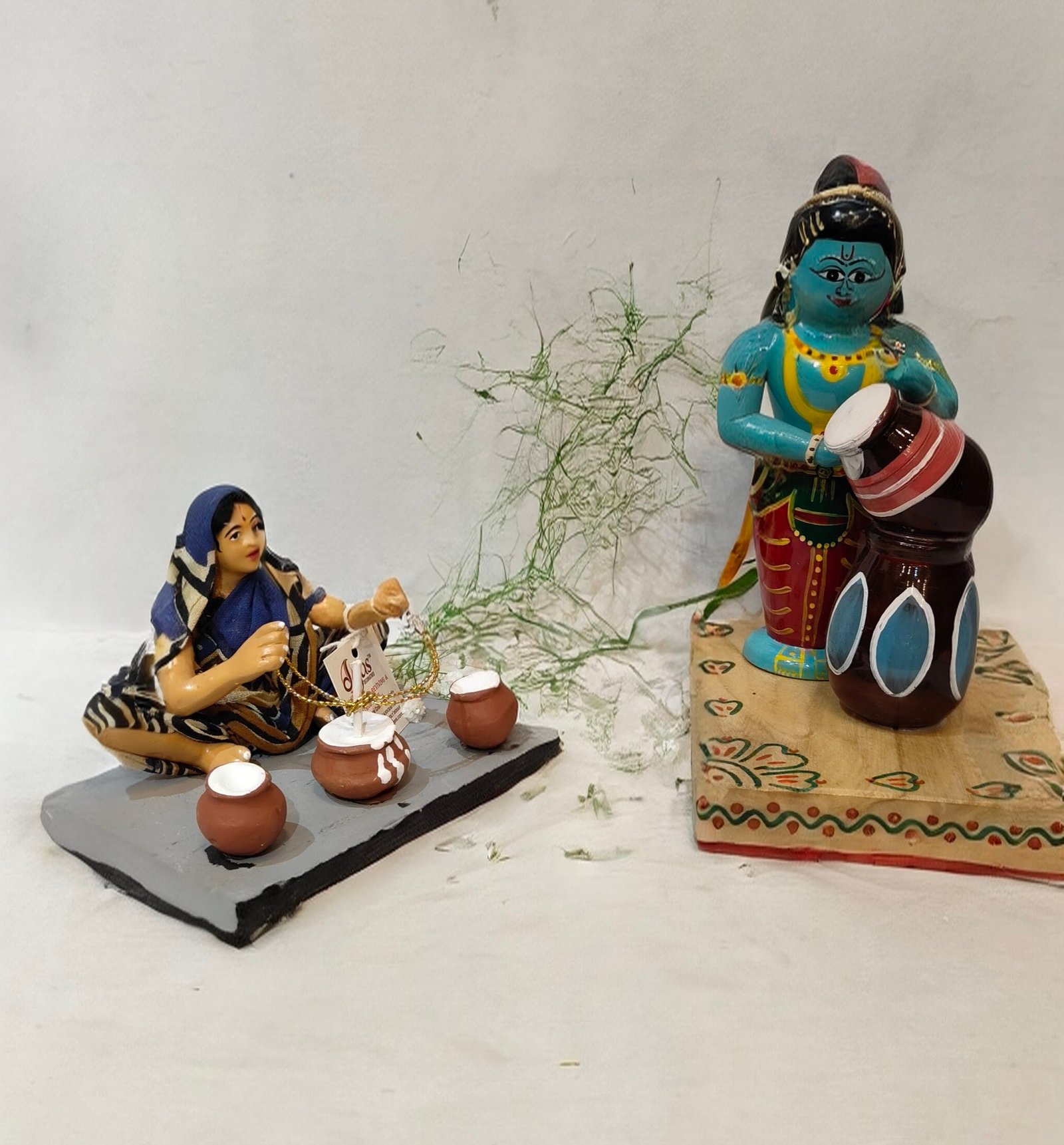Wooden Doll – Butter Krishna